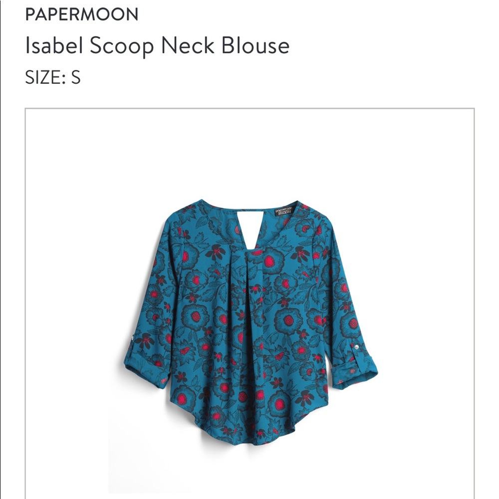 Paper-moon dress top